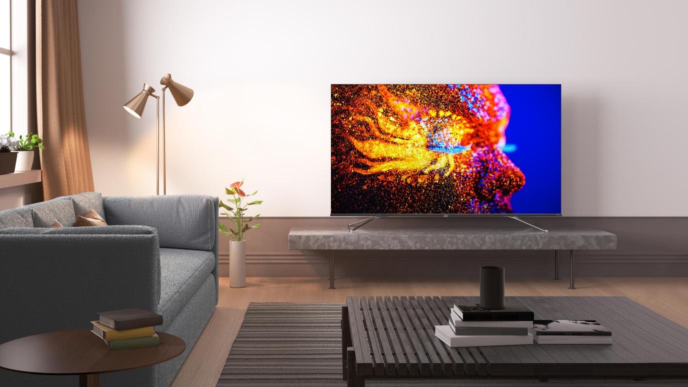 Hisense TV in a living room